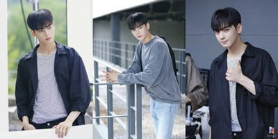 '강남미인' 차은우, 캠퍼스 냉미남 변신