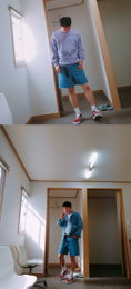 박성광, 황금비율+멋짐 폭발…"송이 매니저가 찍어줌"