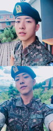 씨엔블루 이정신, 늠름한 군복 자태 '눈길'