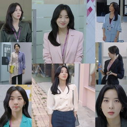'단짠오피스' 이청아, 시선 사로잡는 '워너비 스타일링'