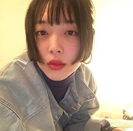 설리, '단발여신'으로 변신? 확 짧아진 헤어스타일