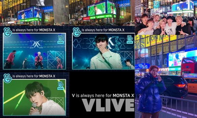 몬스타엑스, 美 뉴욕 타임스스퀘어 전광판 장식