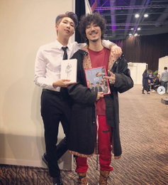 타이거JK "드디어 사인 받았다" RM과 'MAMA' 인증샷