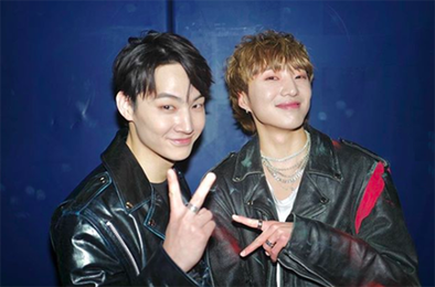 위너 강승윤・갓세븐 JB, 무대 밖에서도 끈끈한 동갑내기