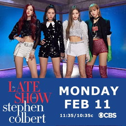 블랙핑크, 미국 CBS "레이트쇼 위드 스티븐" 나온다