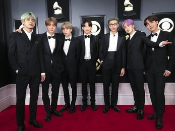 방탄소년단 '베스트 R&B 앨범' 시상…"다시 돌아오겠다"