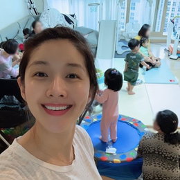 김빈우 "공동 육아 시작, 딸아이 딥슬립을 기대합니다"