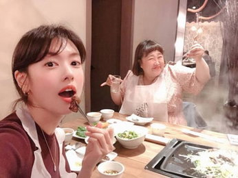 홍윤화 "정소민 언니가 소고기 사줌..사랑해요 알러뷰"