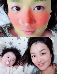 '미스트롯' 슈퍼맘 정미애, 홍반요정+팩피부+딸바보 일상 '눈길'
