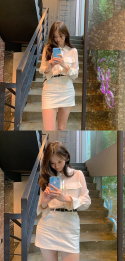 강민경, 순백색의 천사 강림..탈인간급 여신 미모