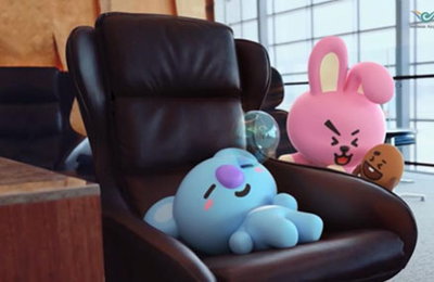 방탄소년단 캐릭터 활용한 인천공항 영상, 뉴욕페스티벌 본상