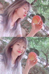 '기생충 800만' 박소담, 복숭아 인증샷 "김기정입니다"