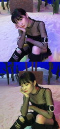 트와이스 모모, 아찔 망사룩…'구멍이 한가득'