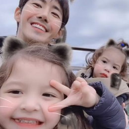 광희, 건나블리 남매와 '슈돌' 촬영 인증샷