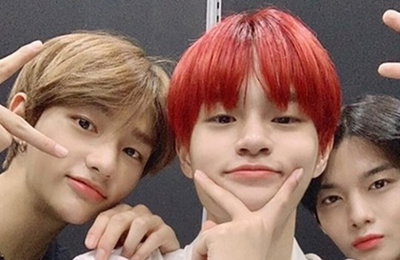 이대휘, 스트레이키즈 현진·배진영과 훈훈 인증샷…"영단즈"