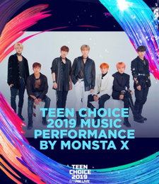 몬스타엑스, 美 '틴 초이스 어워즈'서 K팝가수 첫 무대