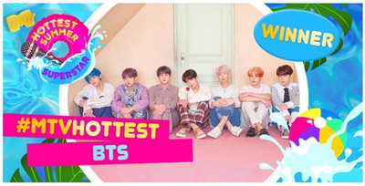 방탄소년단, 英 MTV '핫티스트 서머 슈퍼스타' 선정