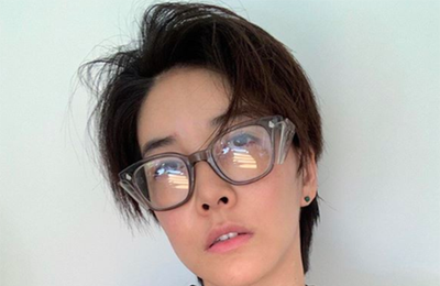 진서연, 스타일리시한 패션감각 '얼룩무늬 셔츠'