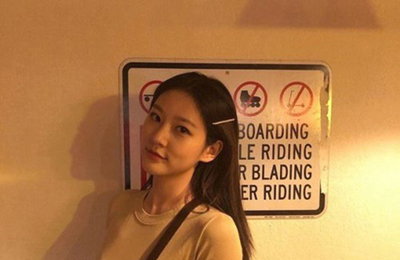 '가을 느낌 물씬' 김새론, 물오른 미모, 성숙미 '눈길'