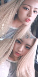 ITZY 유나, 오늘도 금발머리 여신..매혹의 눈빛