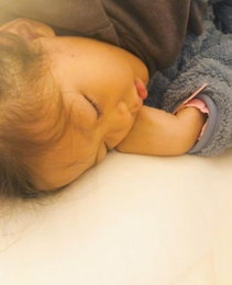 야노 시호, 잠든 추사랑 보며 뭉클 "일 끝나고 이제야 만났어"