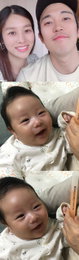 '강경준♥' 장신영, 생후 2개월 둘째 아들 공개…사랑스러운 미소 '심쿵'