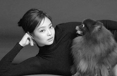블랙핑크 제니, 2020년 새해인사 "언제나 고맙고 사랑해"…반려견과 찰칵