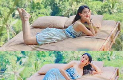 설현, 민소매 원피스 입고 청순 근황 '우월 미모 발산'