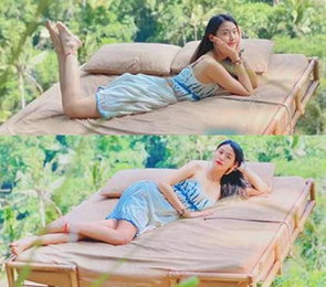 설현, 민소매 원피스 입고 청순 근황 '우월 미모 발산'