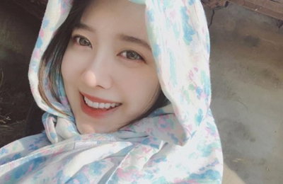 구혜선, 머리에 스카프 쓰고 여신 미모..초근접도 OK