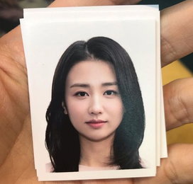 박하선, 기계로 찍은 증명사진도 청순x단아