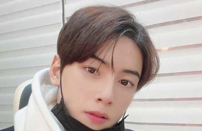 얼굴 미남 차은우, 완벽 비주얼 과시 '눈갈'