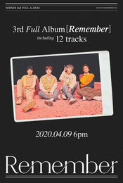 위너, 2년만에 정규 3집 '리멤버'…다음 달 9일 발매
