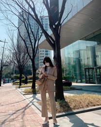 한보름, 세련된 커리어우먼 스타일...'완벽한 핏' 자랑