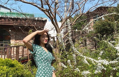 AOA 설현, 초록 원피스 입고 극강의 청순 미모 뽐내…
