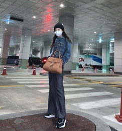 산다라박, 마스크는 필수 퇴근길 미모 뽐내