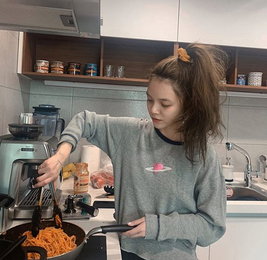 AOA 지민, 맛있는 스파게티…"요리까지 잘해"