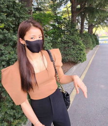 이시영, 퍼프소매 입고 뽐낸 기럭지 '눈길'
