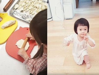 ‘백종원♥소유진’ 딸, 고사리 손으로 만두도 척척…
