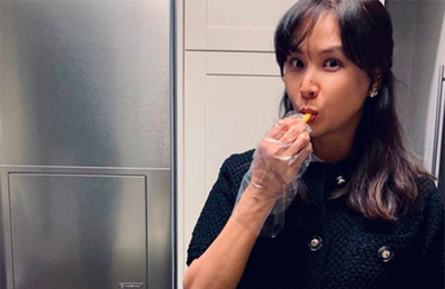 고소영, 맛있는 잡채 만들기 '집콕하는 노하우'