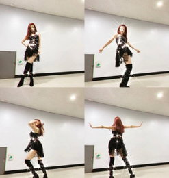 에이핑크 윤보미, 무아지경 댄스..시선 강탈