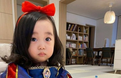 한석준, 백설공주 딸 사진…'귀요운 일상'
