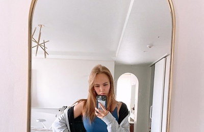 김지우, 딱 붙는 레깅스에 날씬한 몸매 자랑…'눈길'