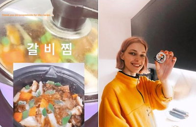스테파니 미초바, 갈비찜 만드는 여자..."한식중 제일 좋아!"