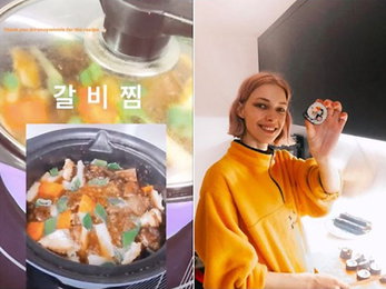 스테파니 미초바, 갈비찜 만드는 여자..."한식중 제일 좋아!"