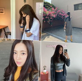 한채아, 운동·민낯 미모..결혼 후 일상 공개