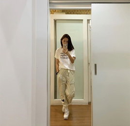 경수진, 힙한 패션도 소화하는 미인...'청순한 미모'