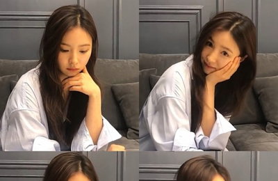 신세경, 수줍은 미소로 전한 인사...청순미 자랑