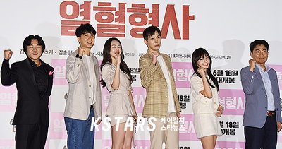 [포토]화려한 주역들, 영화 '열혈형사' 화이팅!