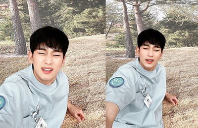 김수현, 각도 무시 셀카에도...완벽 미모 자랑